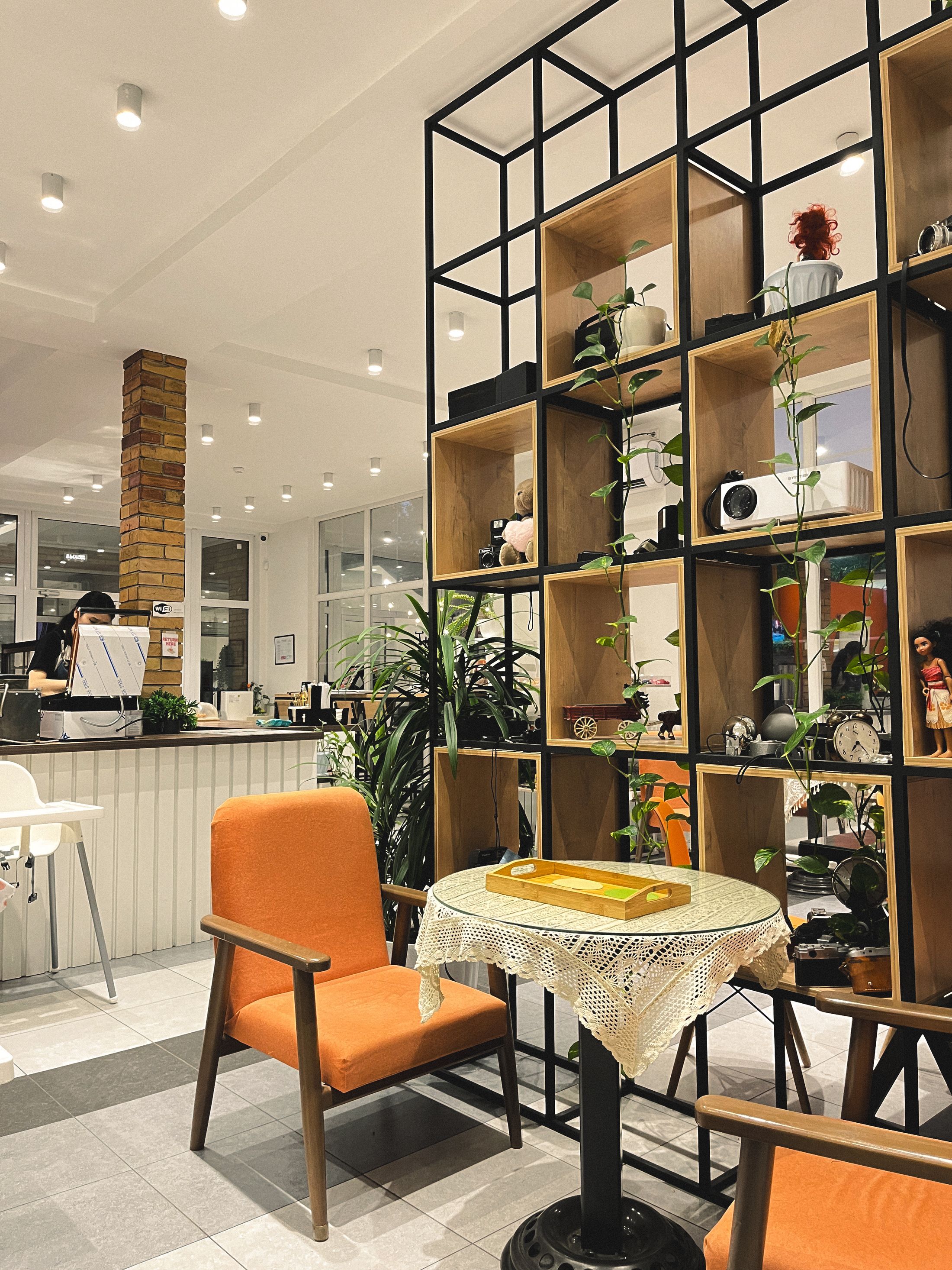 Cafe Codex seating
