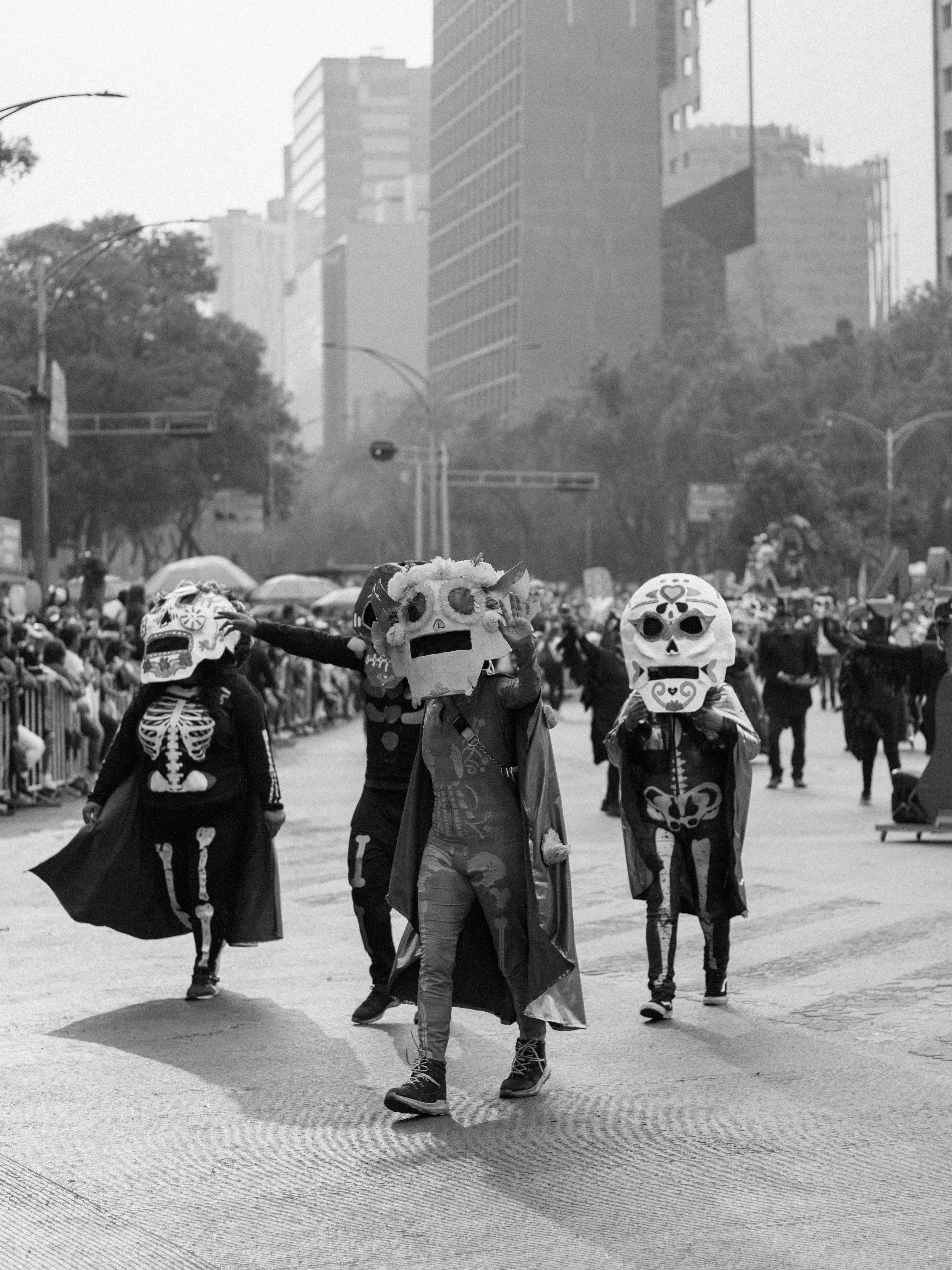 Day of the Dead Parade in Mexico City · Free Stock Photo