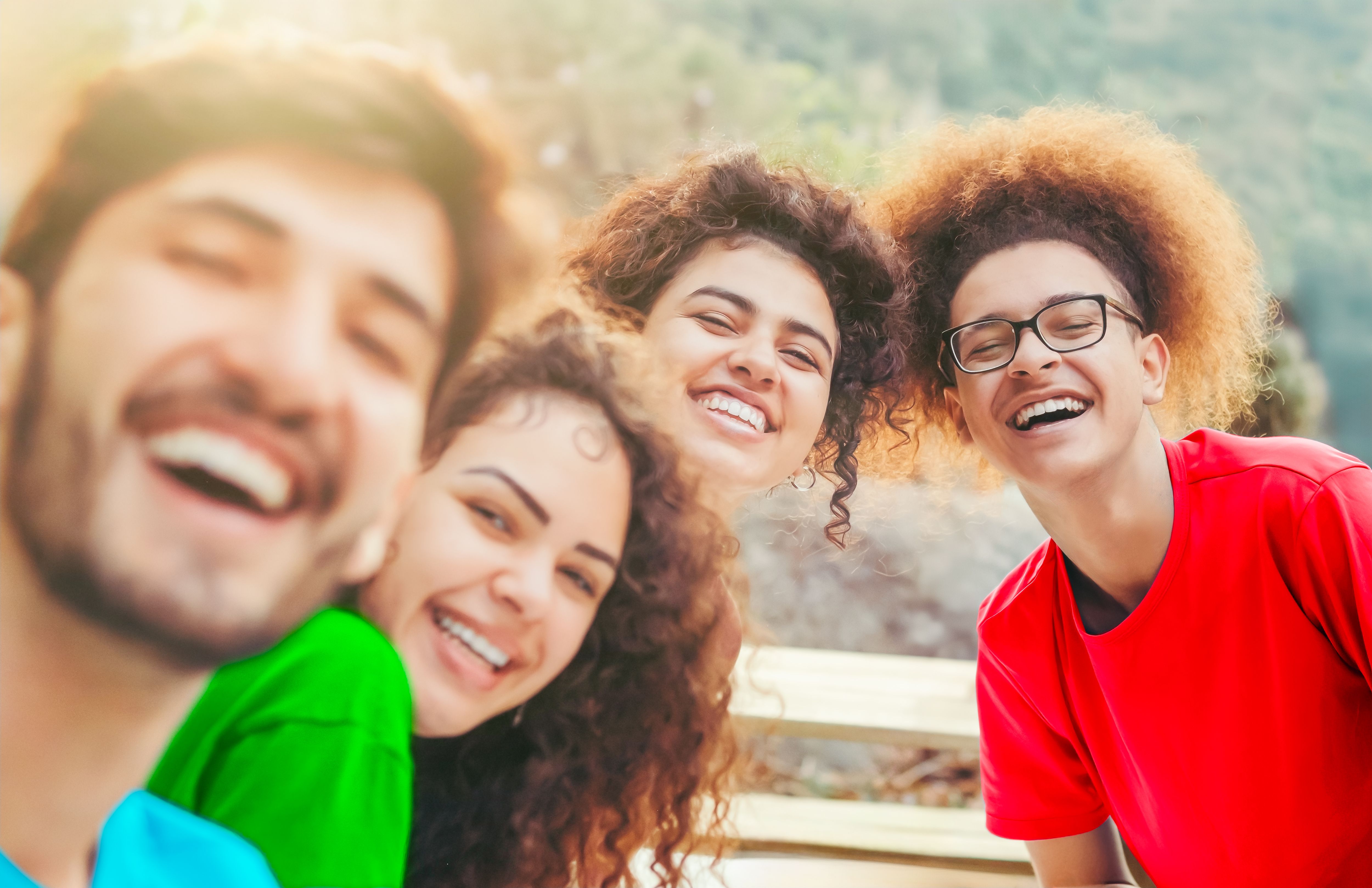 Happy Friends Outdoors Taking a Selfie · Free Stock Photo