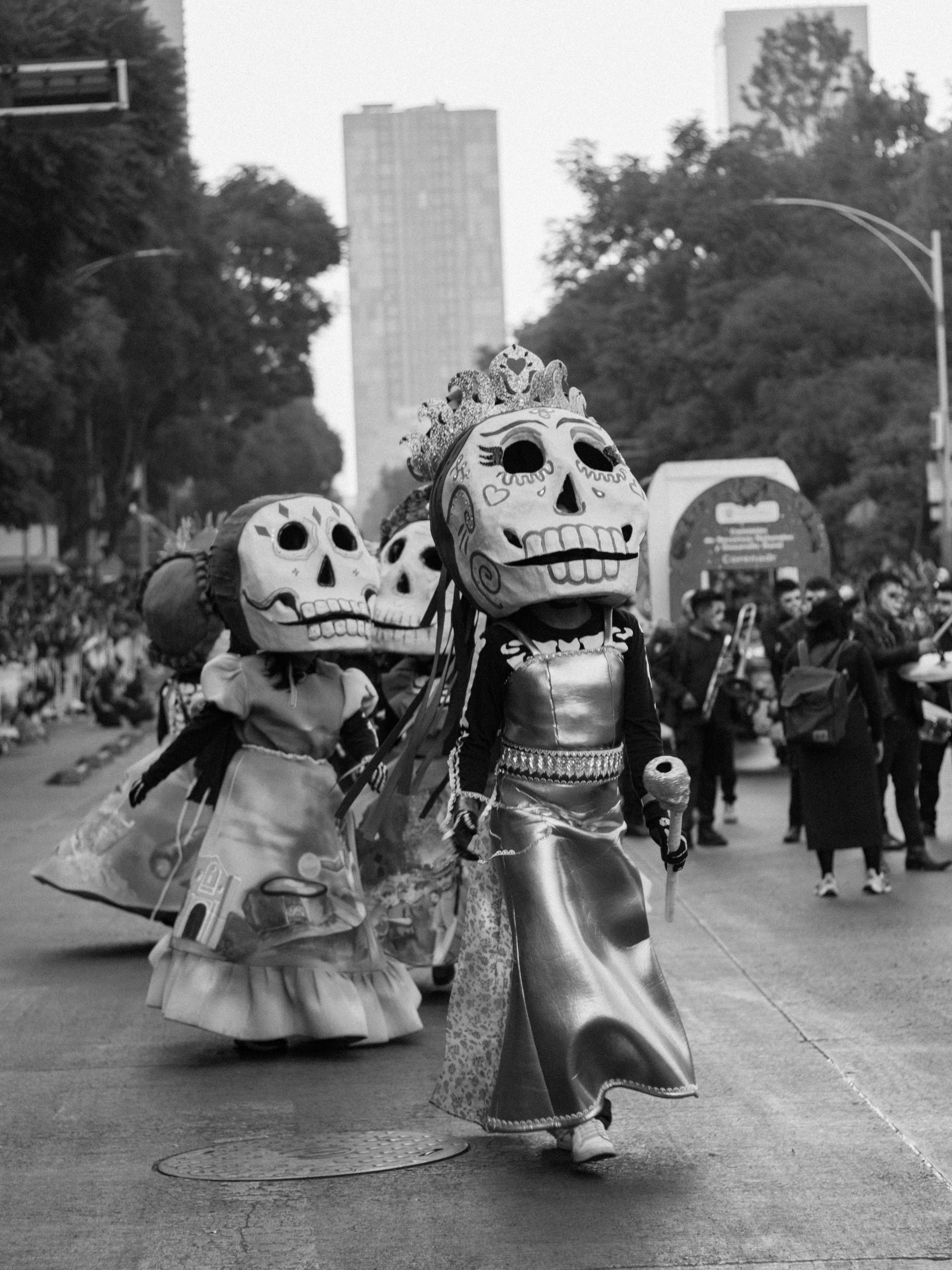 Vibrant Day of the Dead Celebration in Mexico City · Free Stock Photo