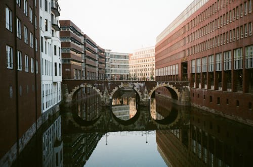 Photo of Bridge Between Buildings