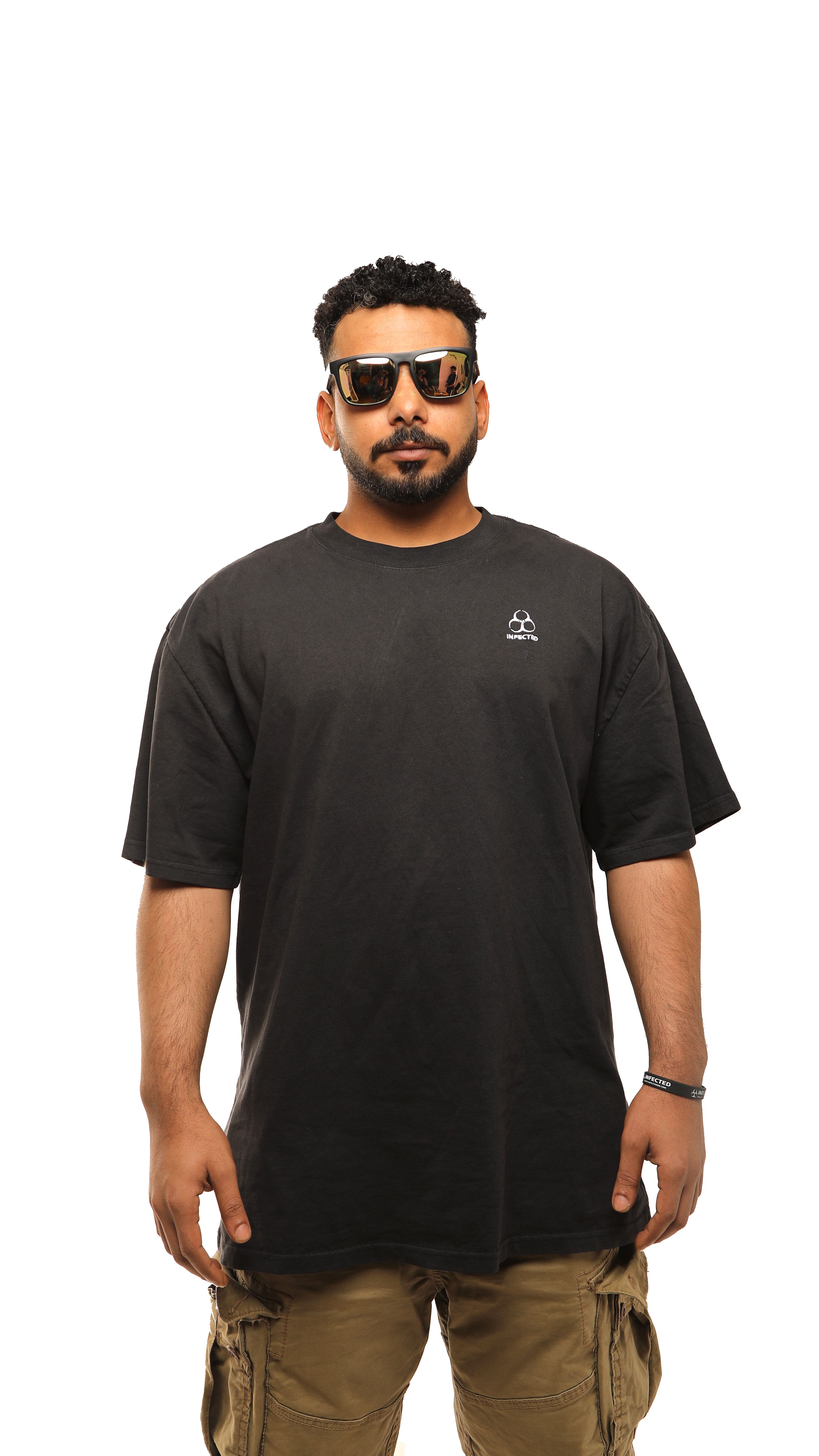 Heavyweight Boxy Tee — Black