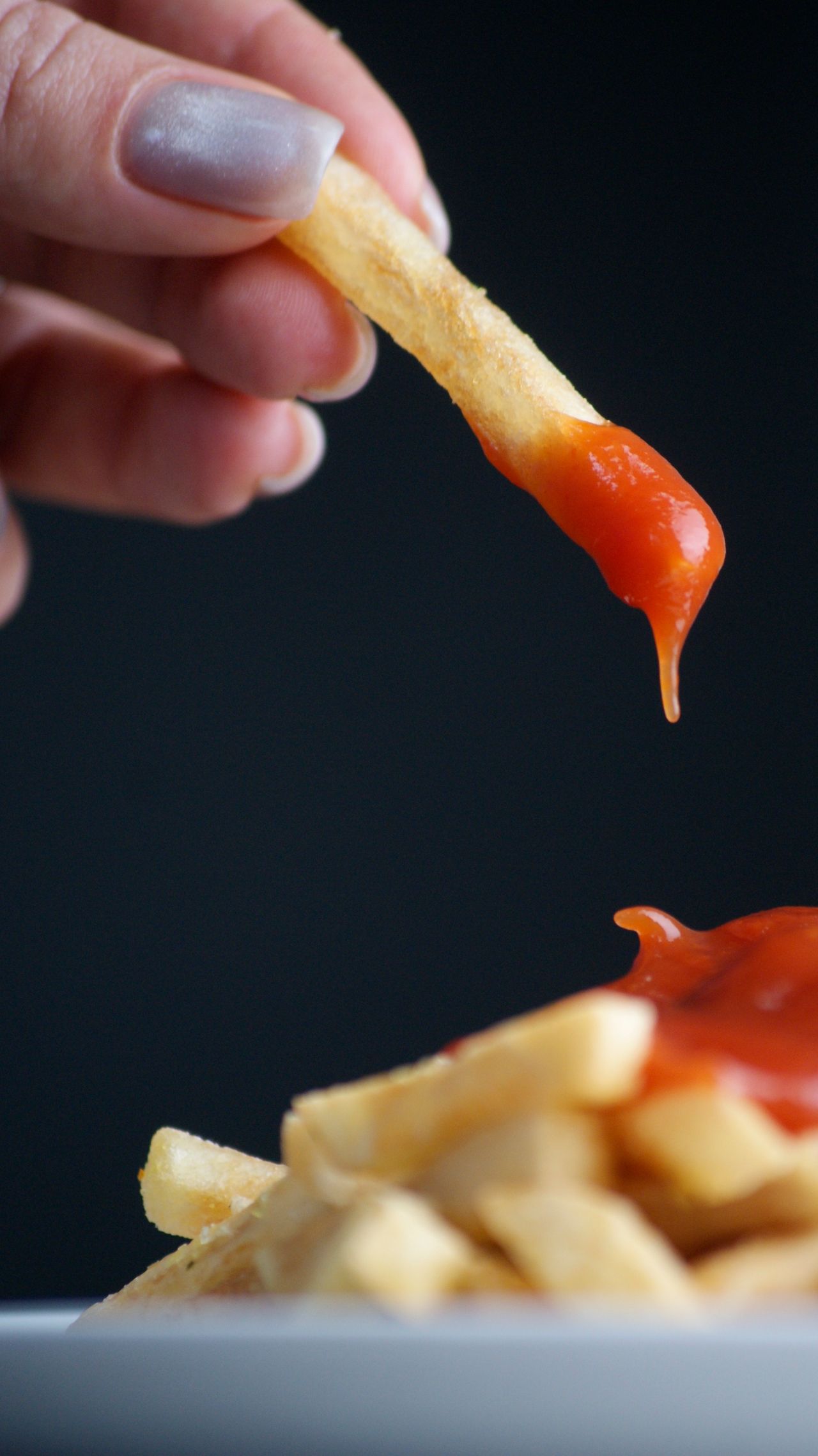 Friet met saus