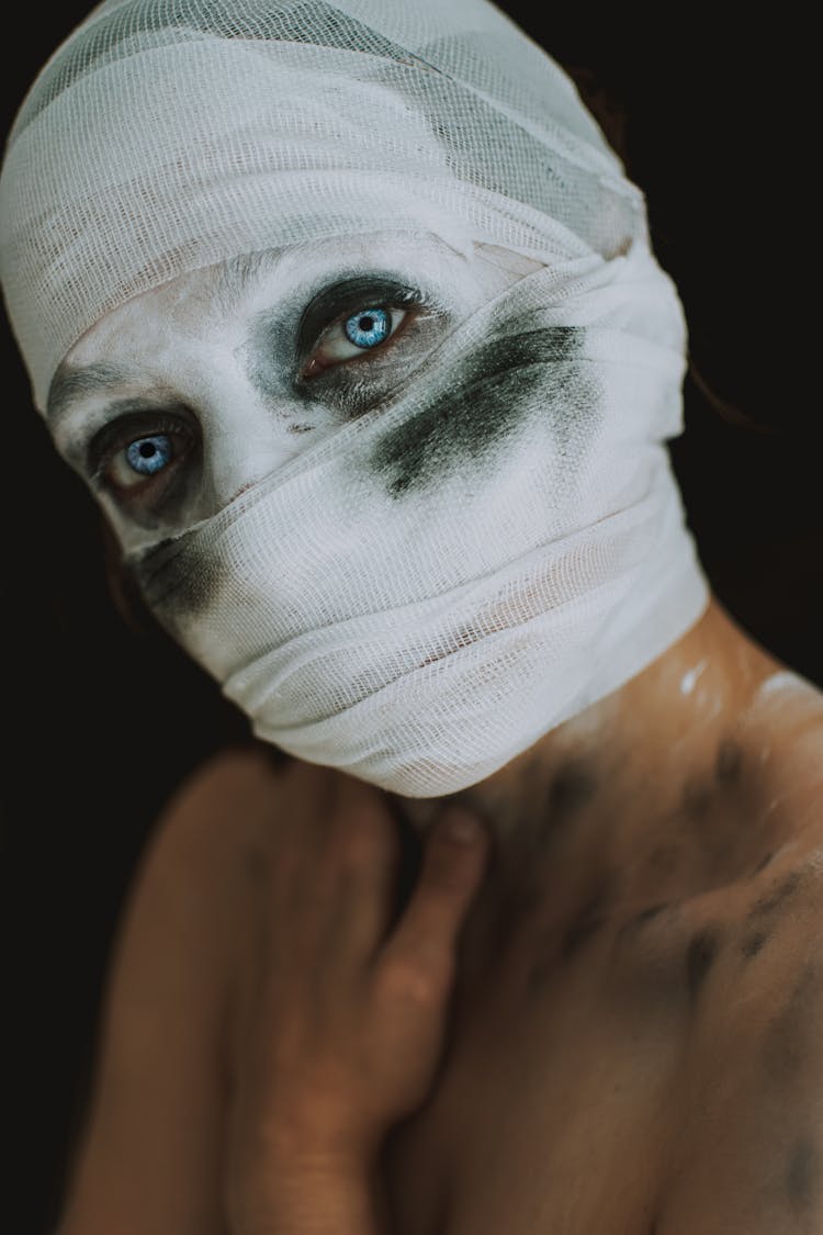 Person Covered With Bandage