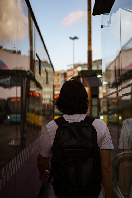 Free stock photo of bus, colorful, moody