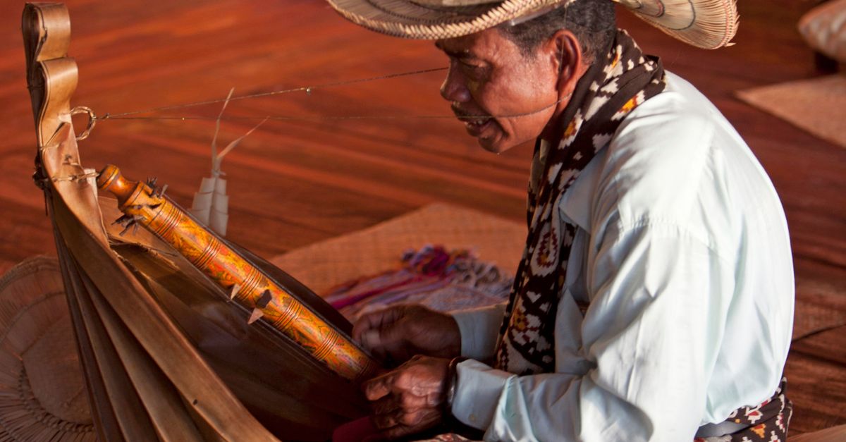 Traditional Musician Playing Indigenous Instrument Β· Free Stock Photo
