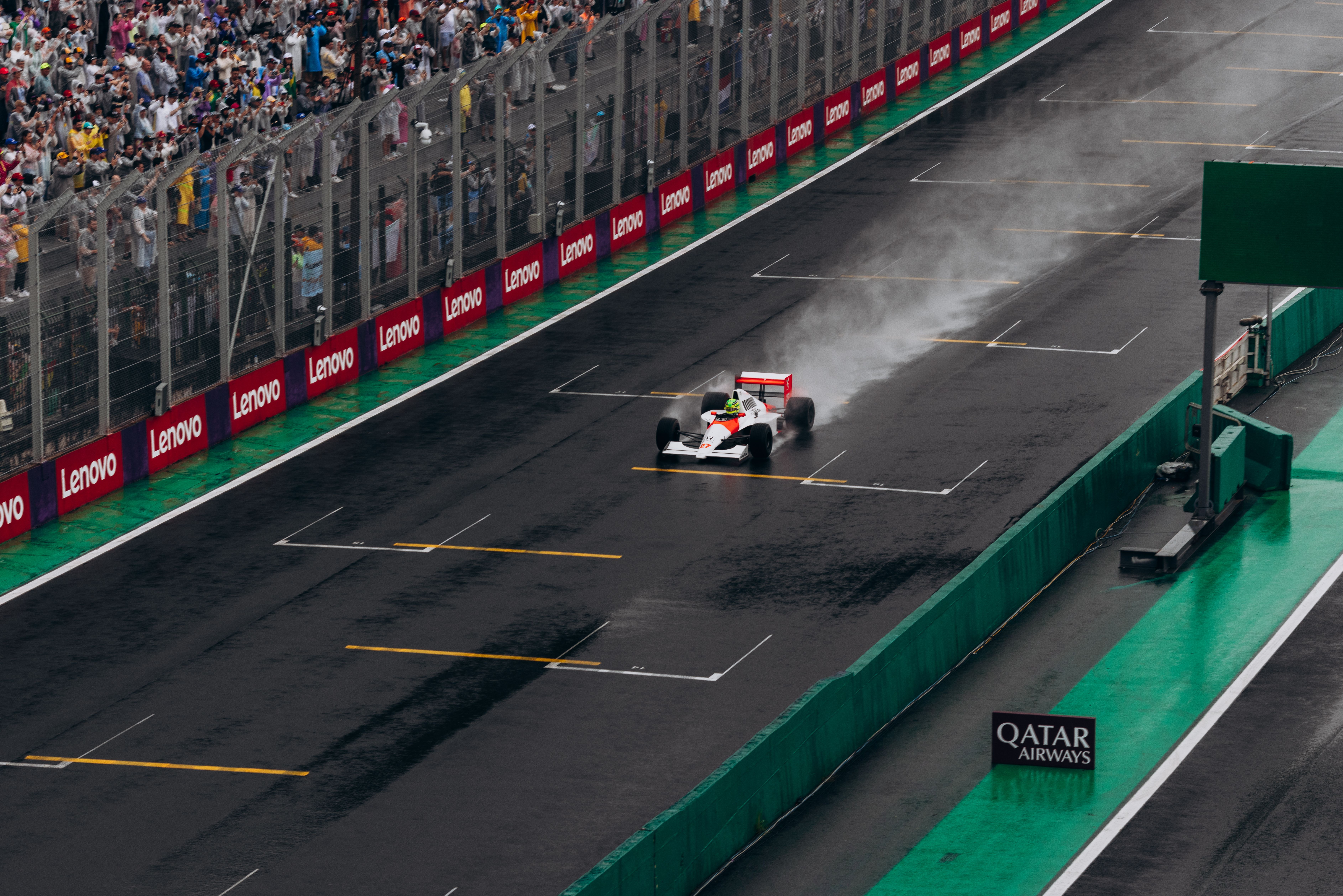 High-Speed Formula 1 Race Car on Track · Free Stock Photo