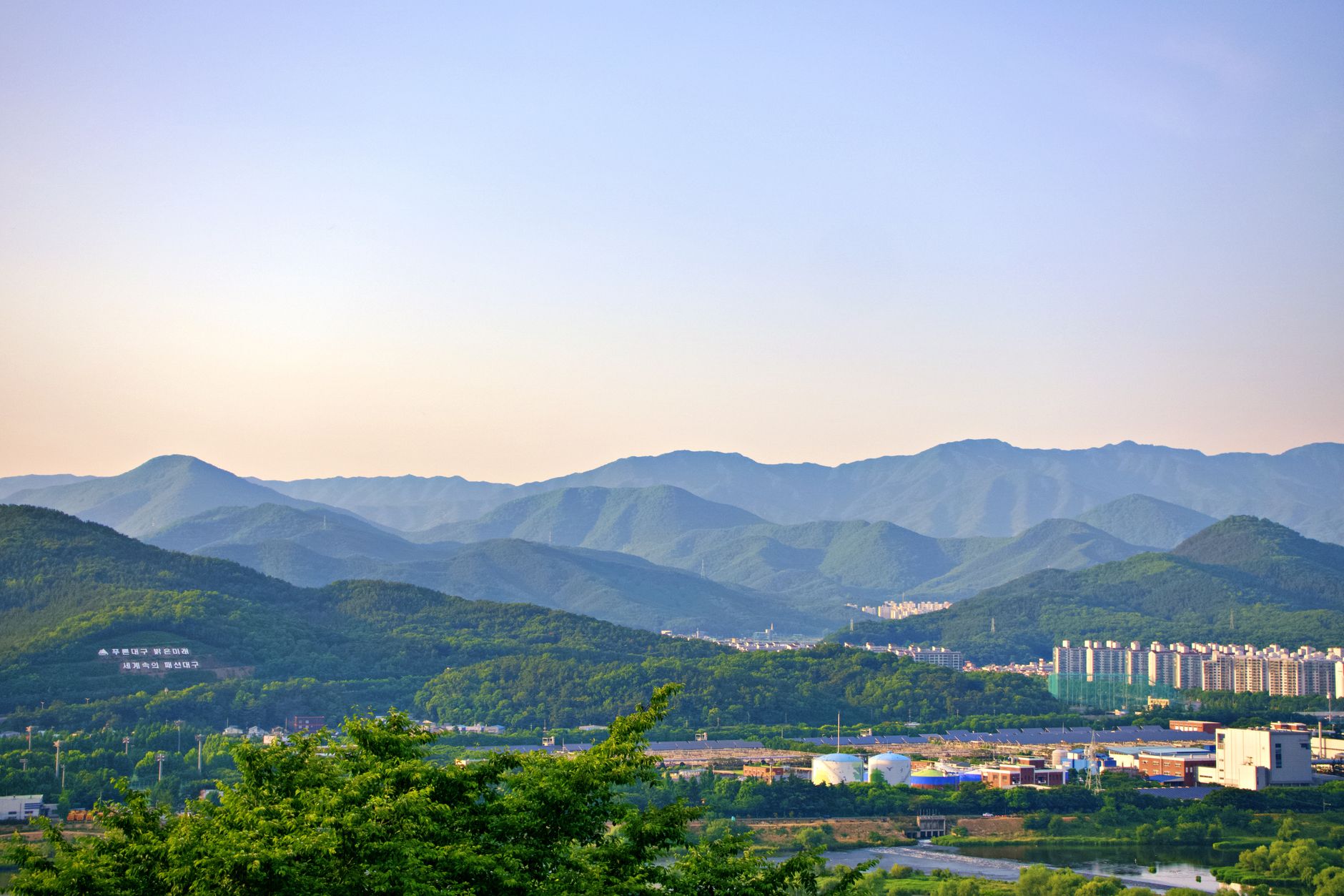 korea may green nature hiking