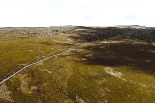 Wide Angle Photography of Open Field