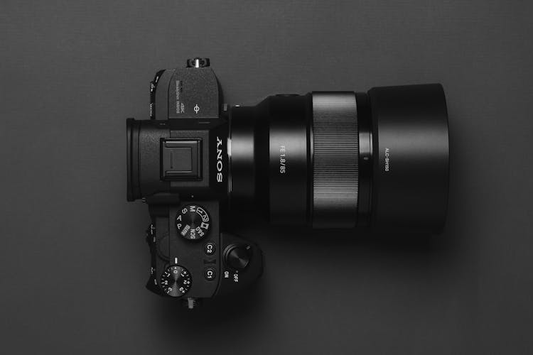 Black Sony Dslr Camera