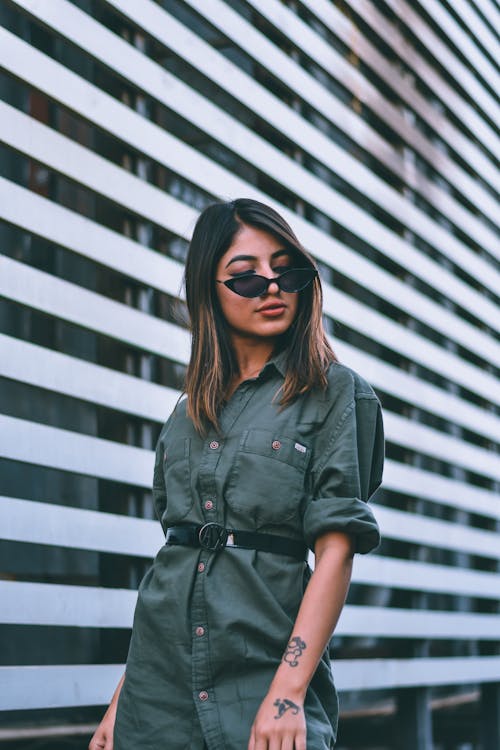 Woman Wearing Sunglasses