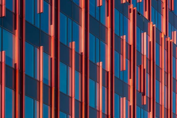 Moderna fasada z akcenti