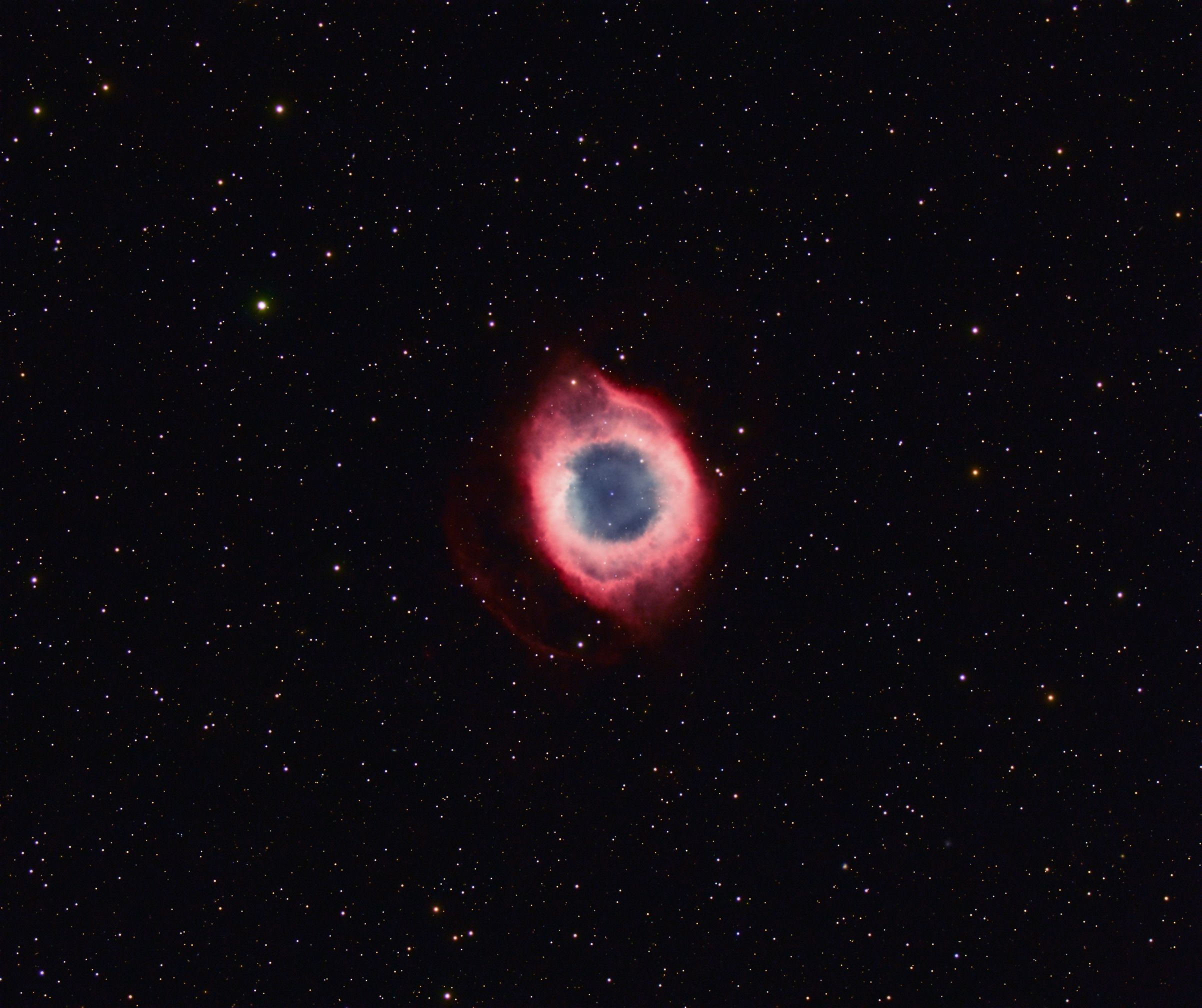 Nebulosa Helix En El Cielo Nocturno · Foto de stock gratuita