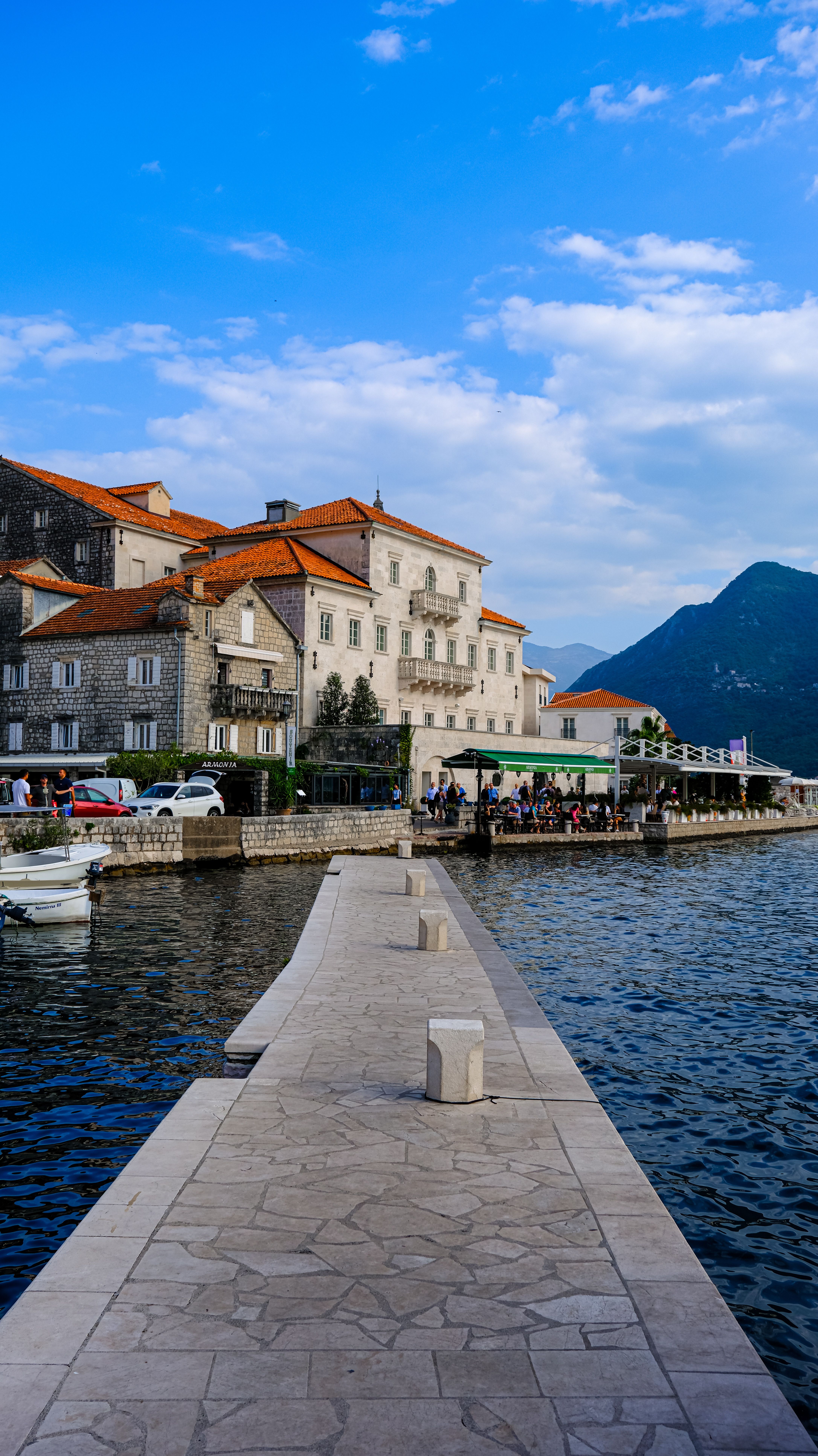 scenic-view-of-perast-waterfront-in-montenegro-free-stock-photo