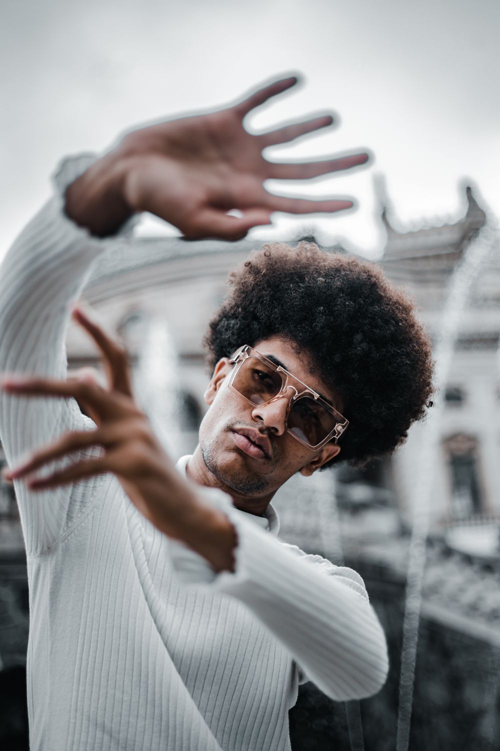 Stylish Man Posing Outdoors in São Paulo · Free Stock Photo