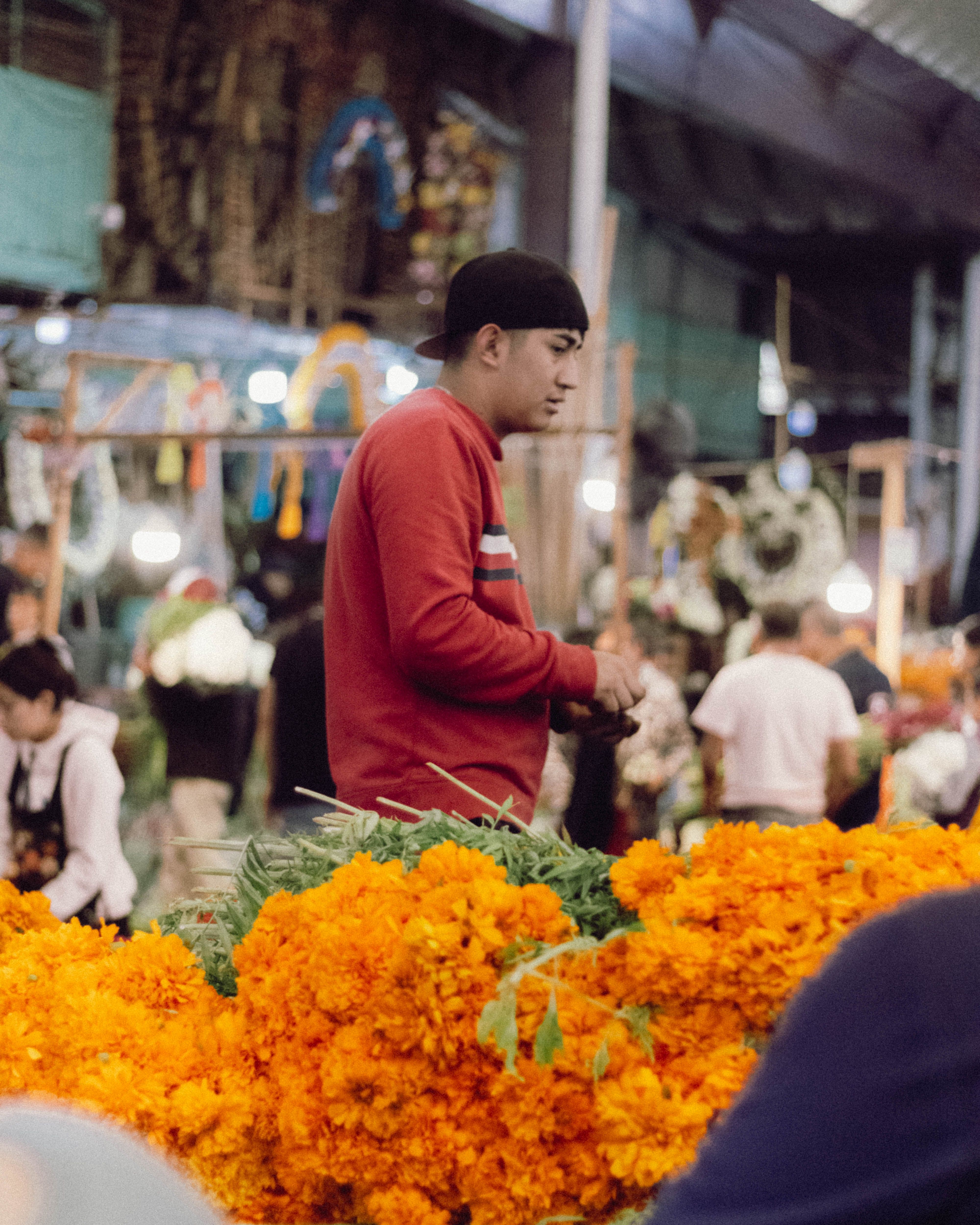 Vibrant Day of the Dead Market in Mexico City · Free Stock Photo