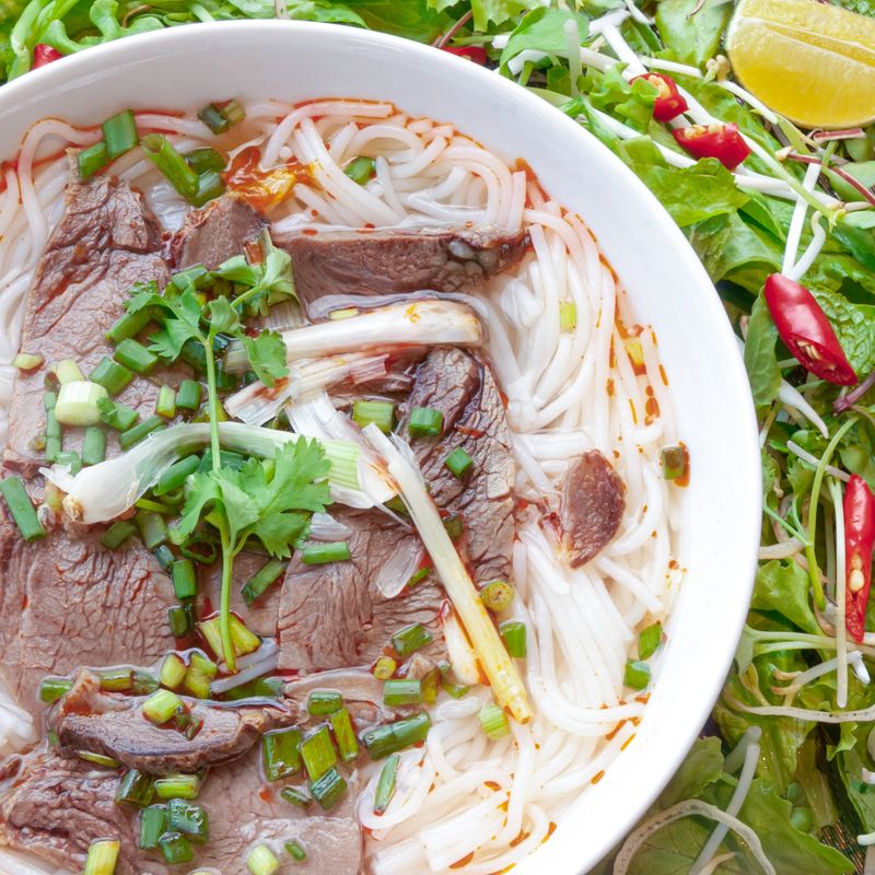 Vietnamese Pho Bo (Beef Noodle Soup)
