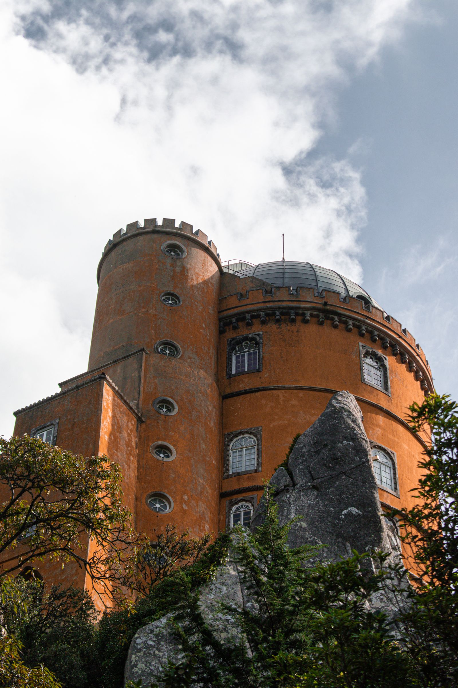 Pena Palace tower in Sintra, Portugal