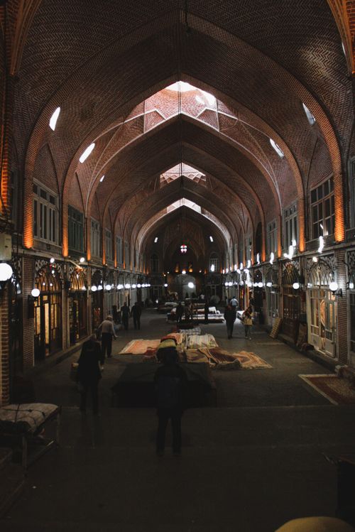 Free Explore the stunning arches and vibrant atmosphere of Tabriz Bazaar, Iran's architectural gem. Stock Photo