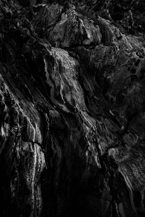 Greyscale Rocks Grayscale Photography of Stone · Free Stock Photo
