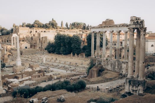 Roman Forum travel scene — cover for Rome: A Heritage Journey