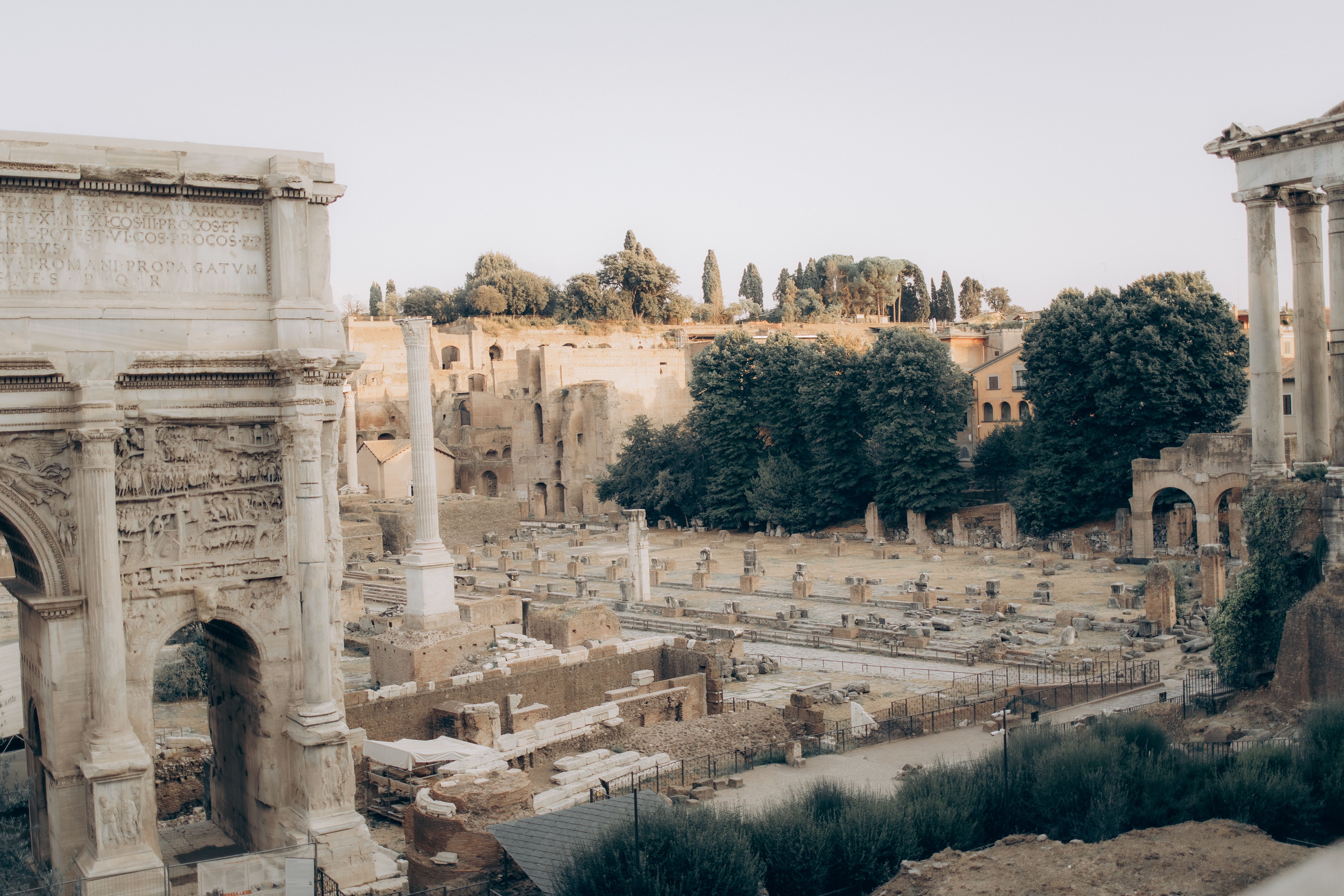 Ancient Roman Forum ruins in Rome, Italy · Free Stock Photo
