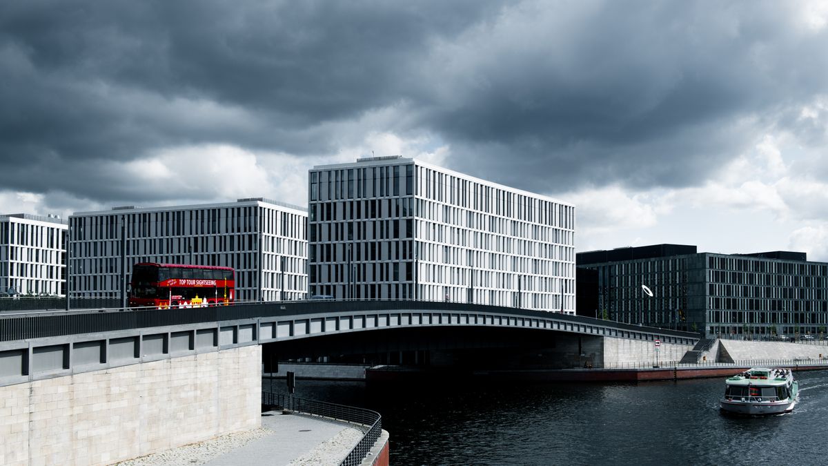 Moderne Berliner Skyline