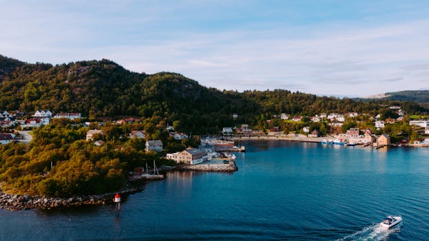 探索斯塔万格宁静的海滨，并从上空捕捉郁郁葱葱的山丘