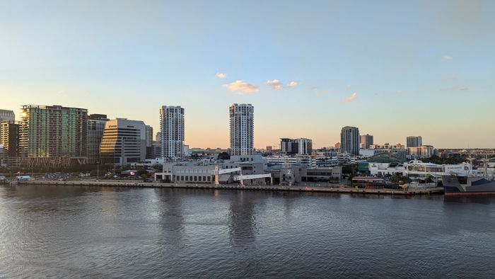 Downtown Tampa skyline waterfront Central West Florida