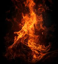 Orange Fire Flames