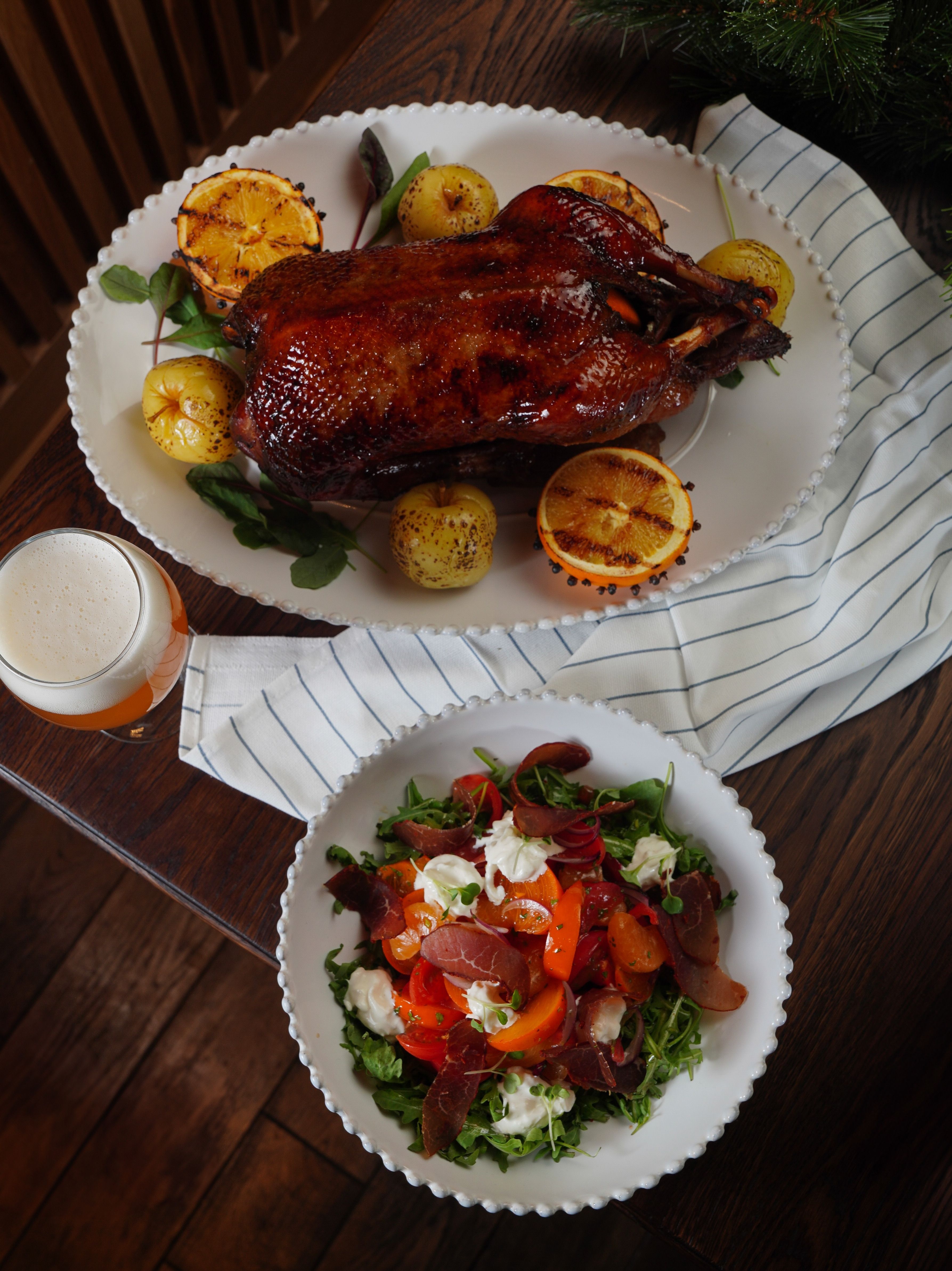 Wild Duck Legs with a Maple Glaze