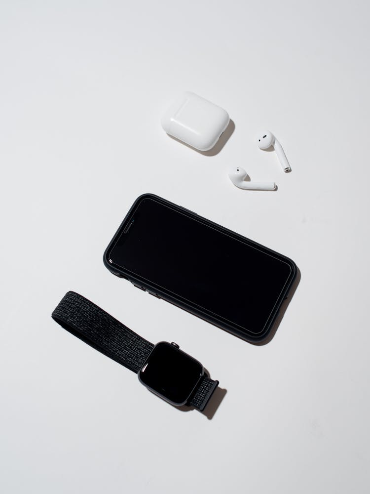 Modern Black And White Gadgets