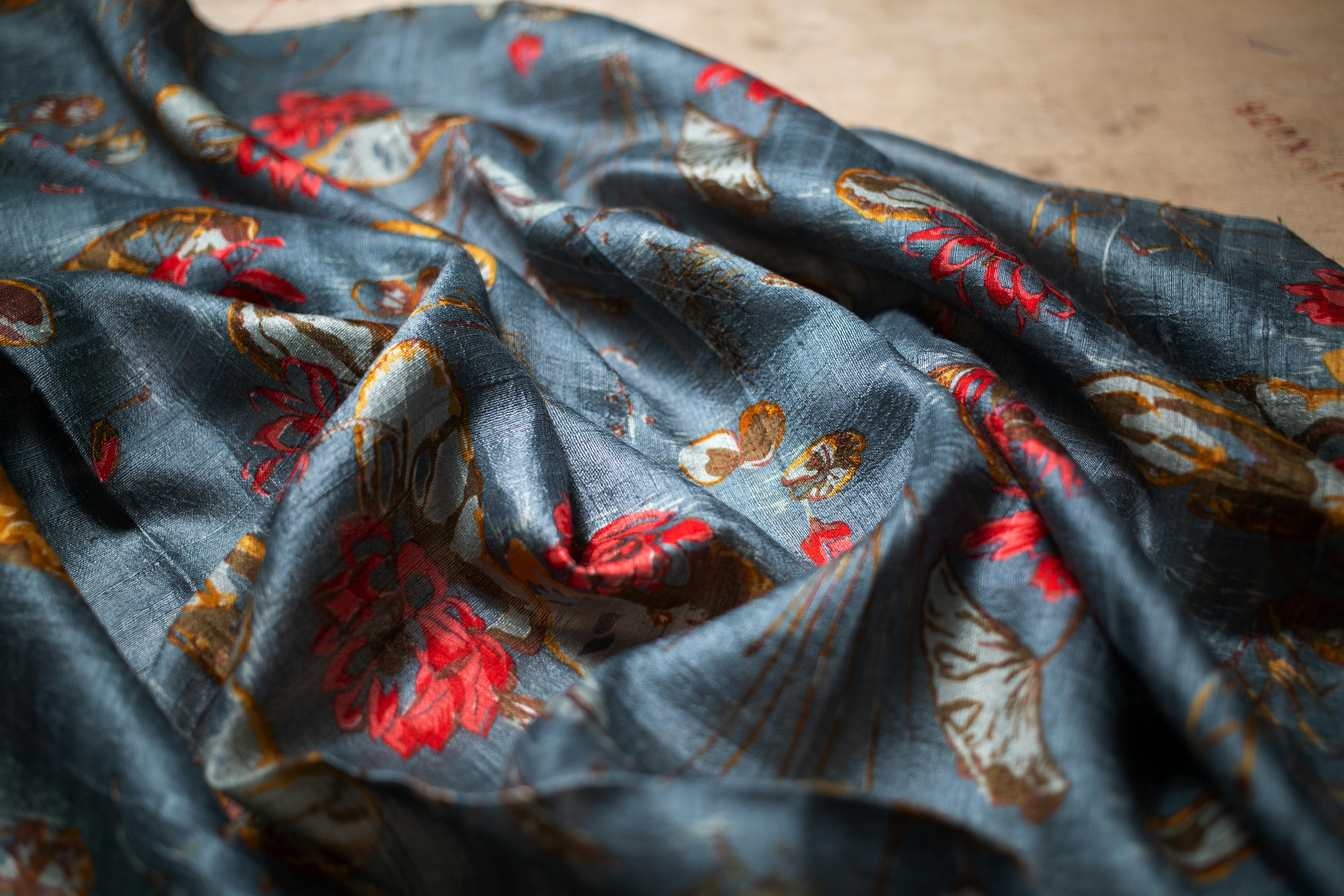 Printed Piece Of Fabric · Free Stock Photo