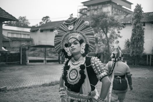 Kathakali dance private performance — Kerala