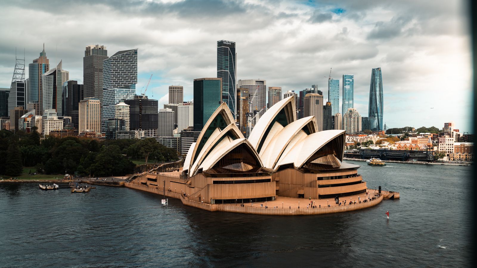Aerial Sydney untuk proses ImmiAccount visa Australia