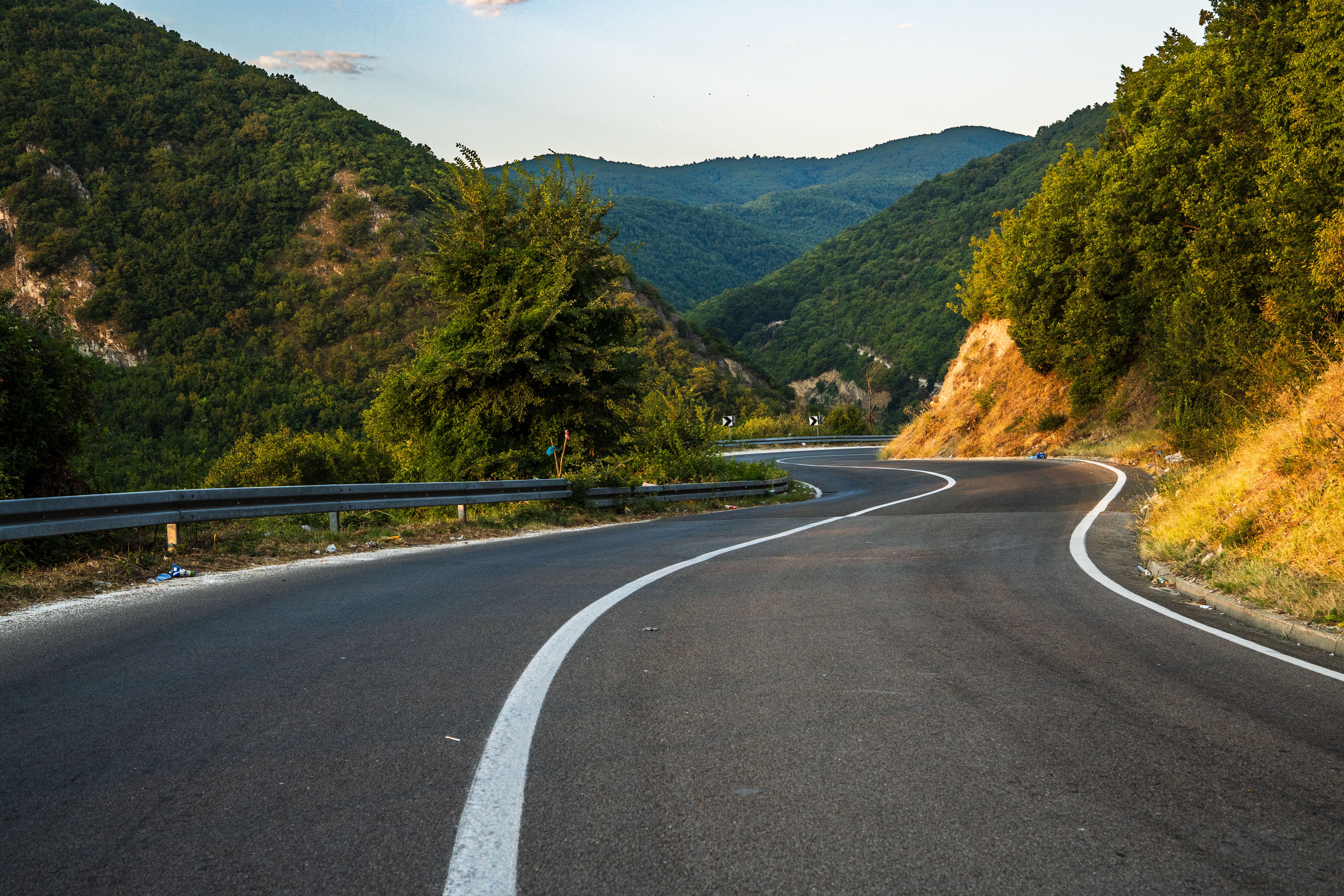 Winding mountain road through Black Forest 2