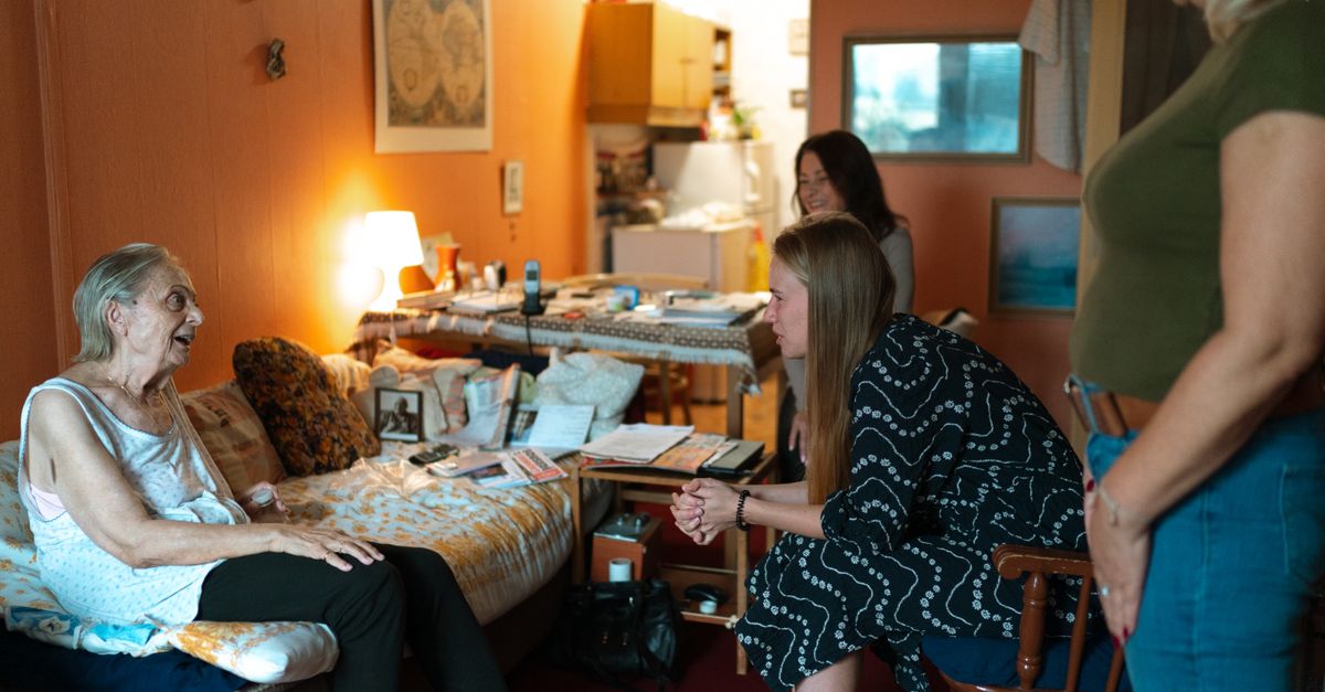 A Comforting Hands carer providing palliative & end-of-life care