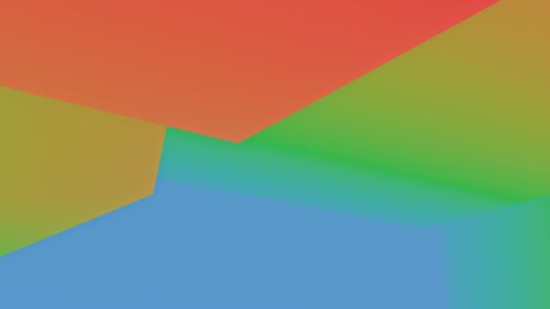 Free A vibrant abstract design featuring geometric shapes and a colorful gradient backdrop. Stock Photo