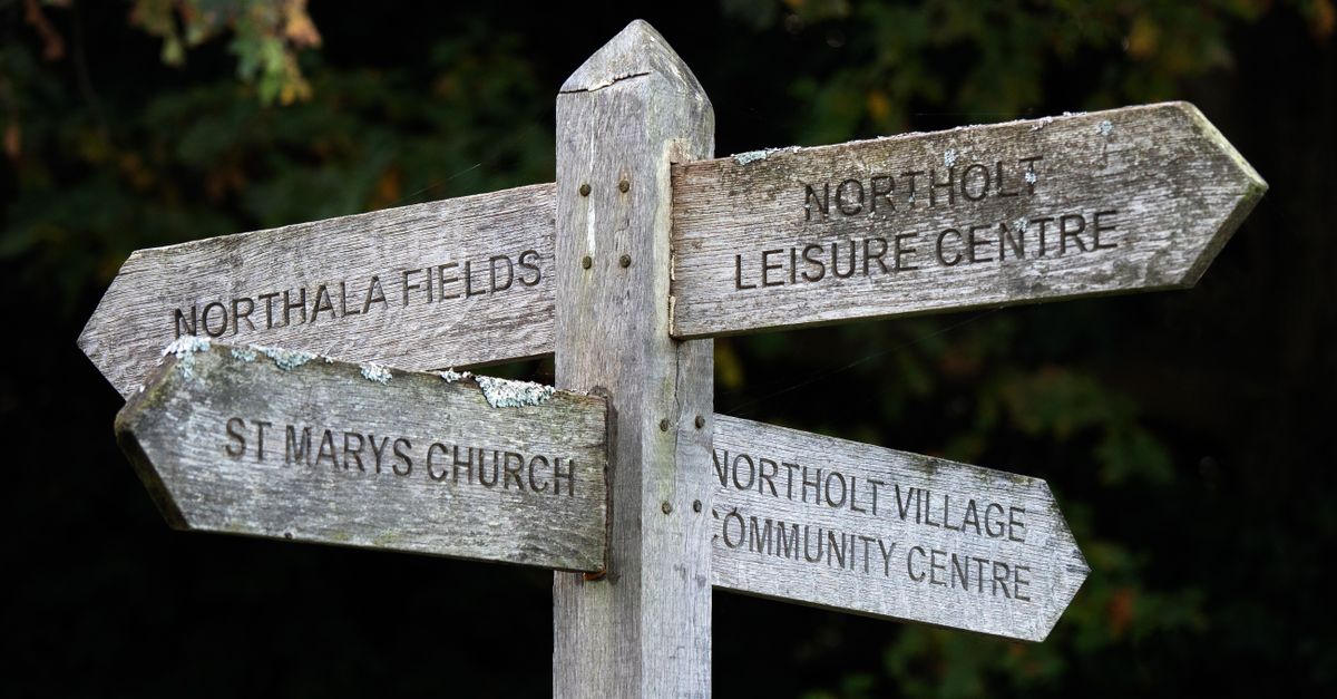 Local Direction Sign Stack Wooden Signpost for Local Directions Outdoors · Free Stock Photo