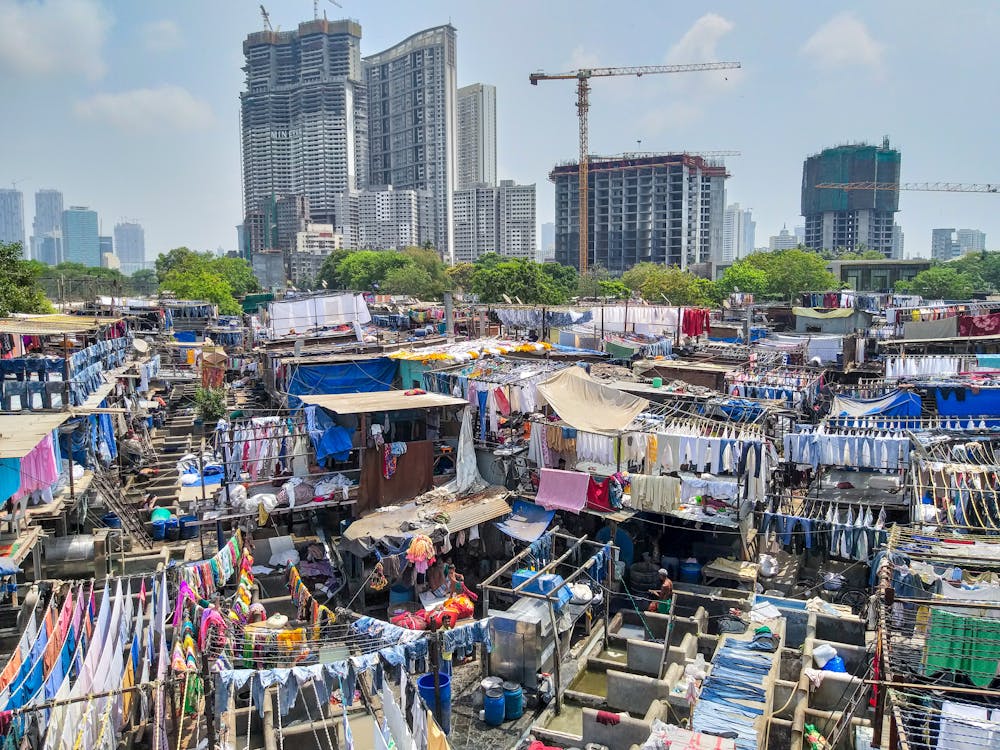 Free Dhobi Ghat Mumbai Stock Photo