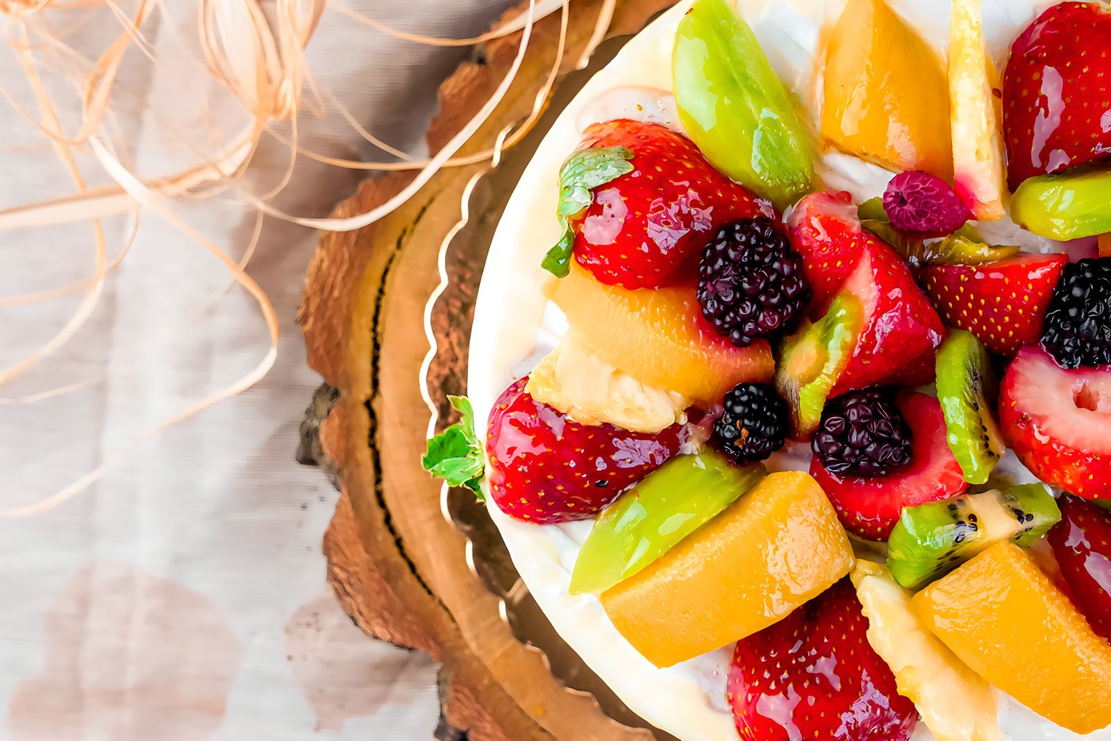 Fruit tart paint by numbers