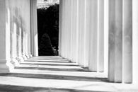 Grayscale Photography of Empty Hallway