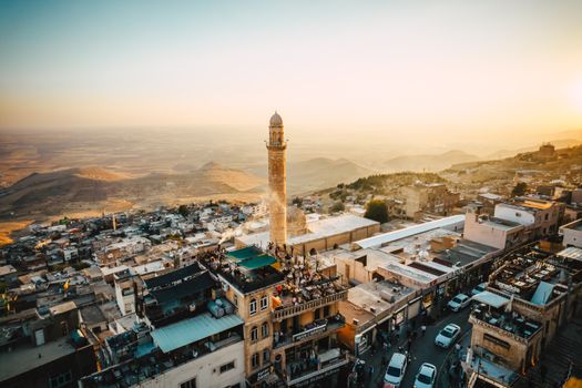 Mesopotamian plain sunset — Mardin