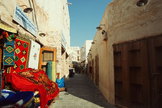 Souq Waqif and falcons morning — Doha
