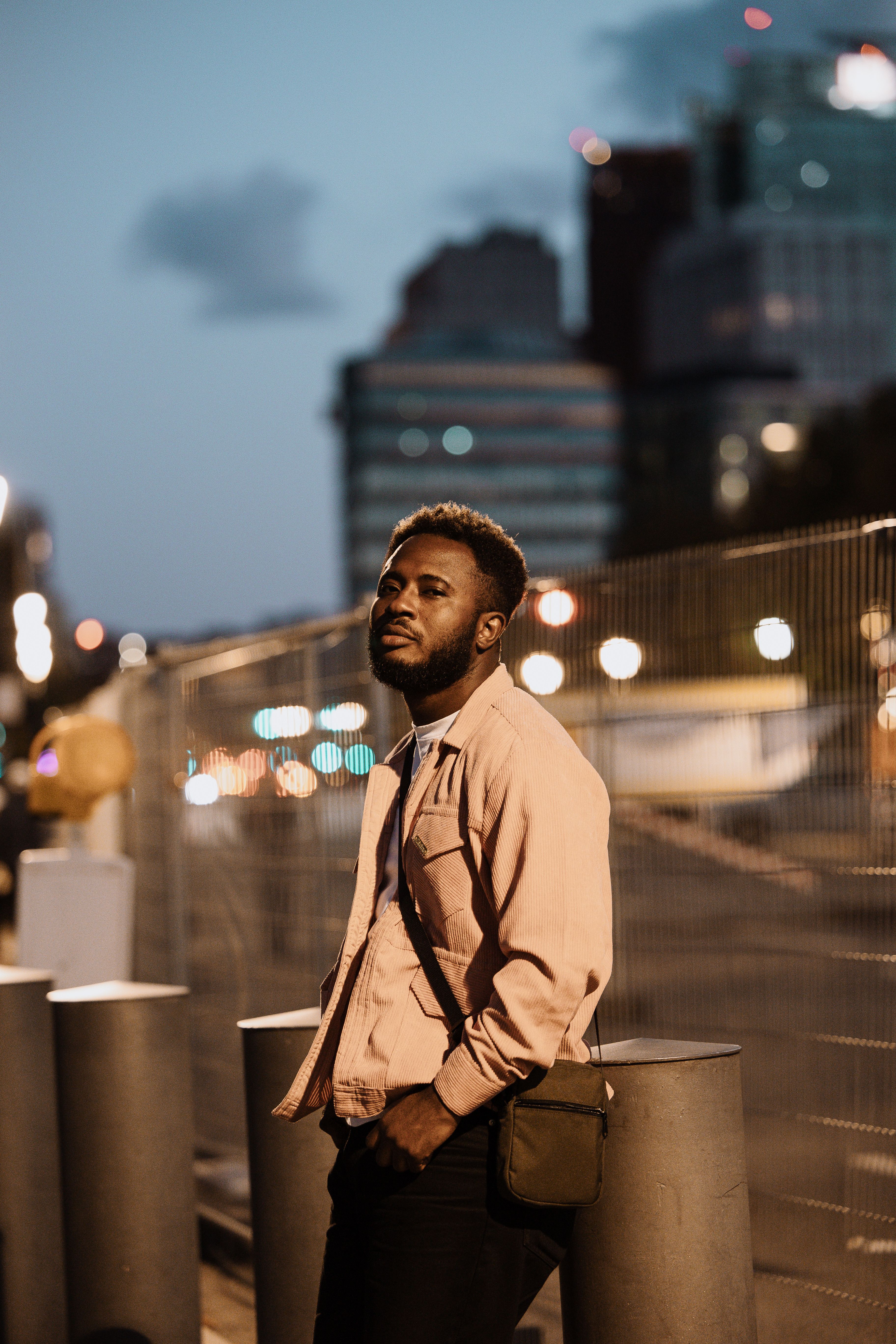 Night Portrait in Urban Berlin Setting · Free Stock Photo