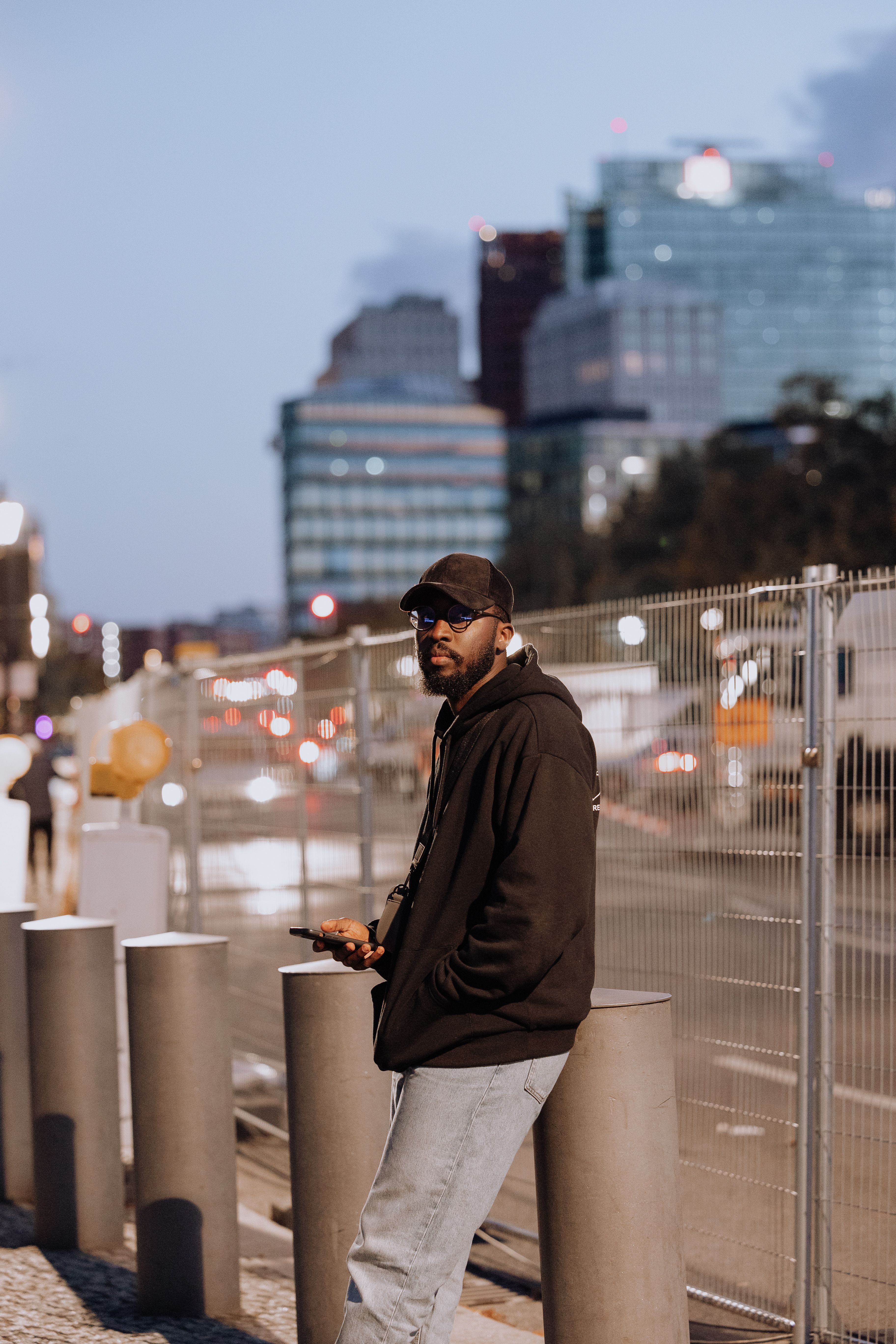 Urban Portrait of a Man in Berlin Cityscape · Free Stock Photo