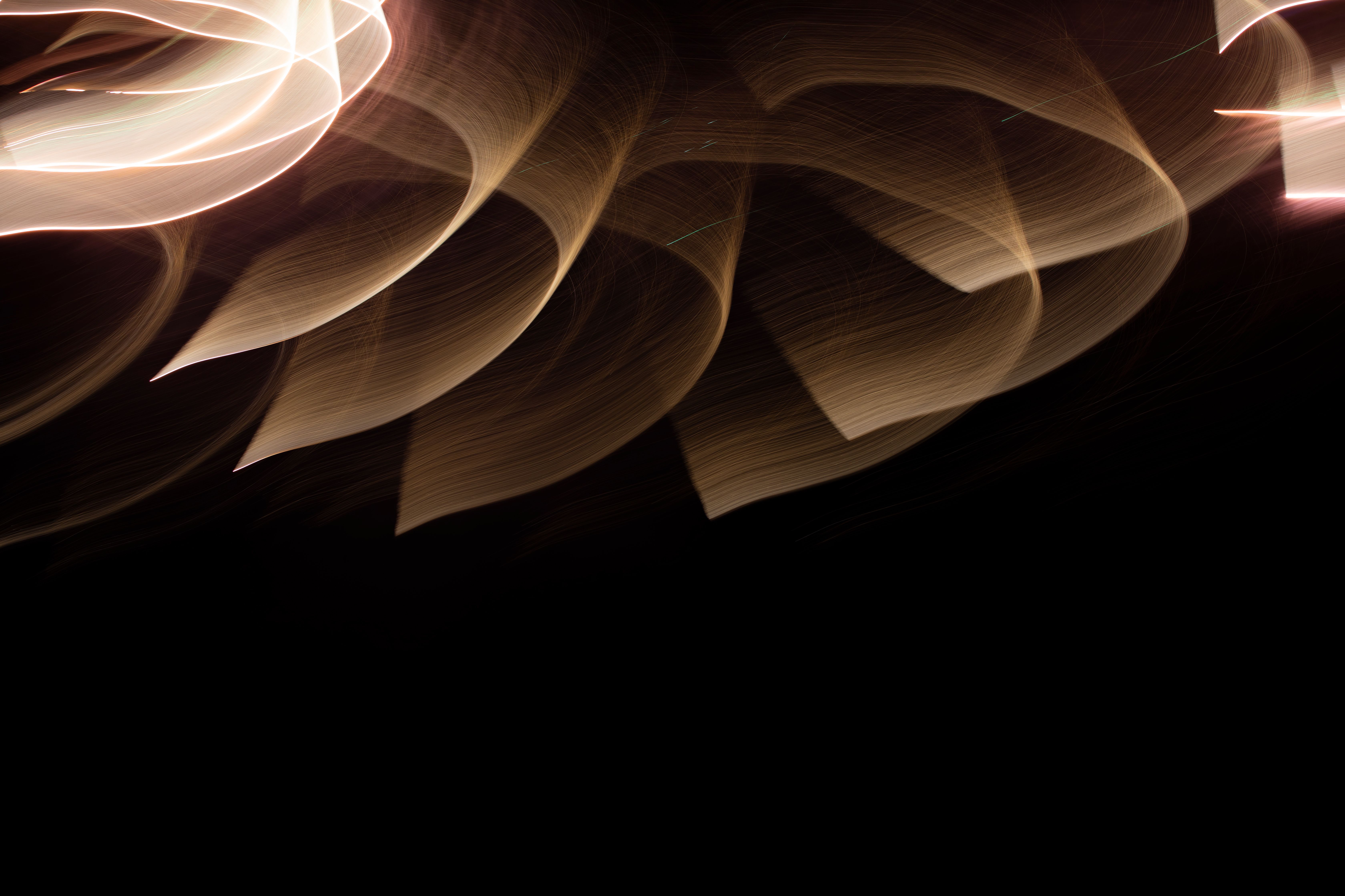 Dynamic Abstract Light Trails on Dark Background · Free Stock Photo