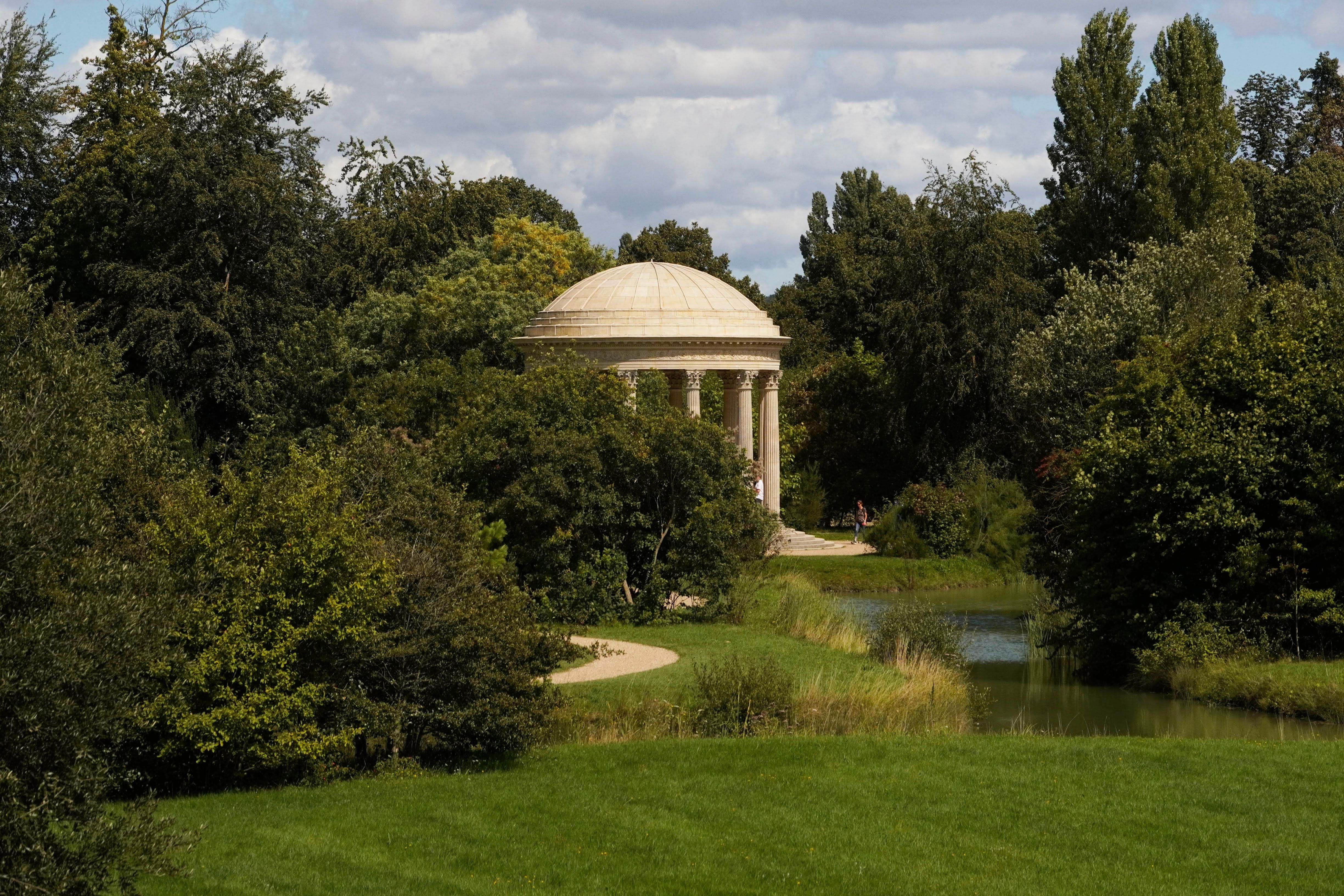 Neoclassical Gazebo in Lush Park Setting · Free Stock Photo