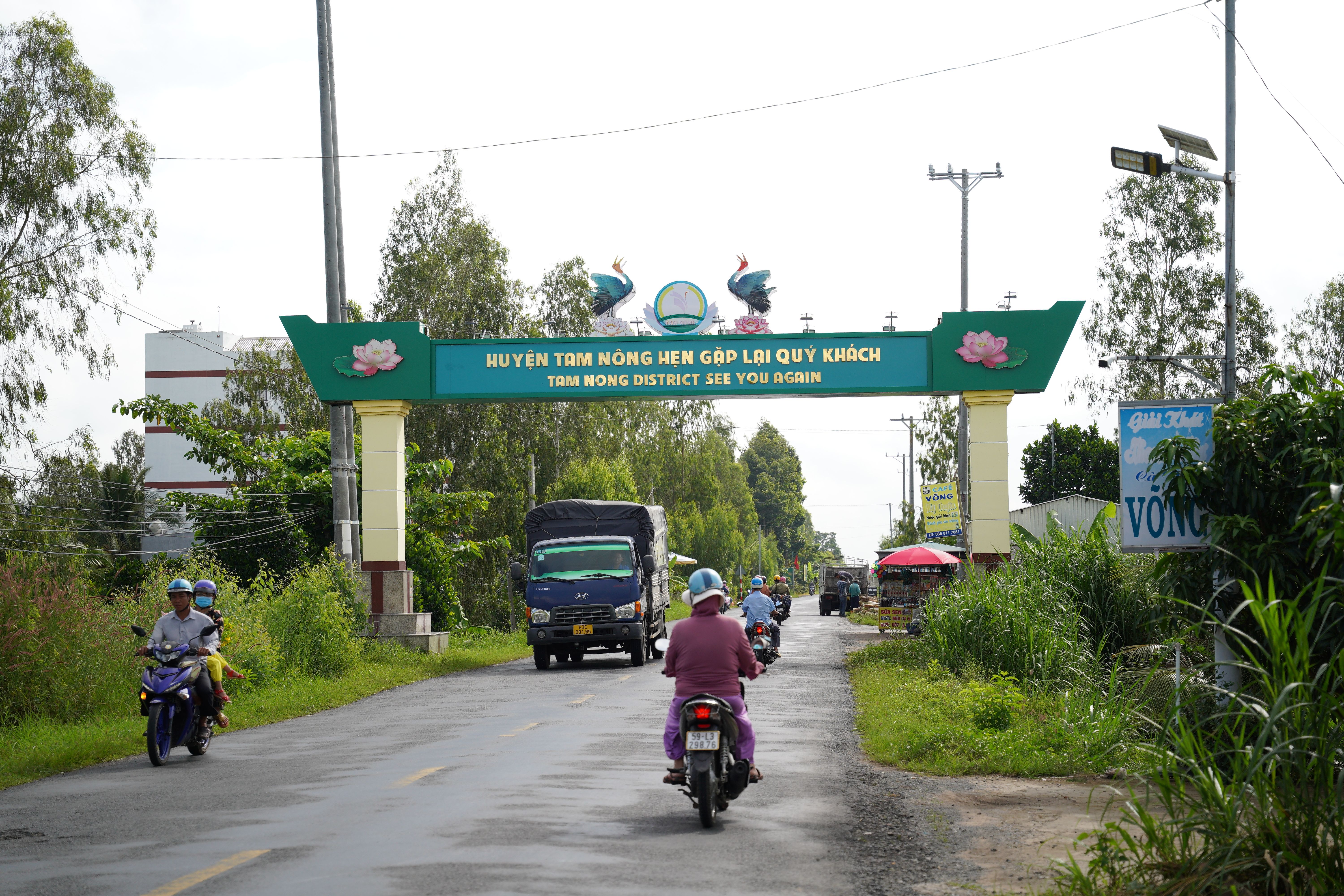 Motorcycle route in Isaan