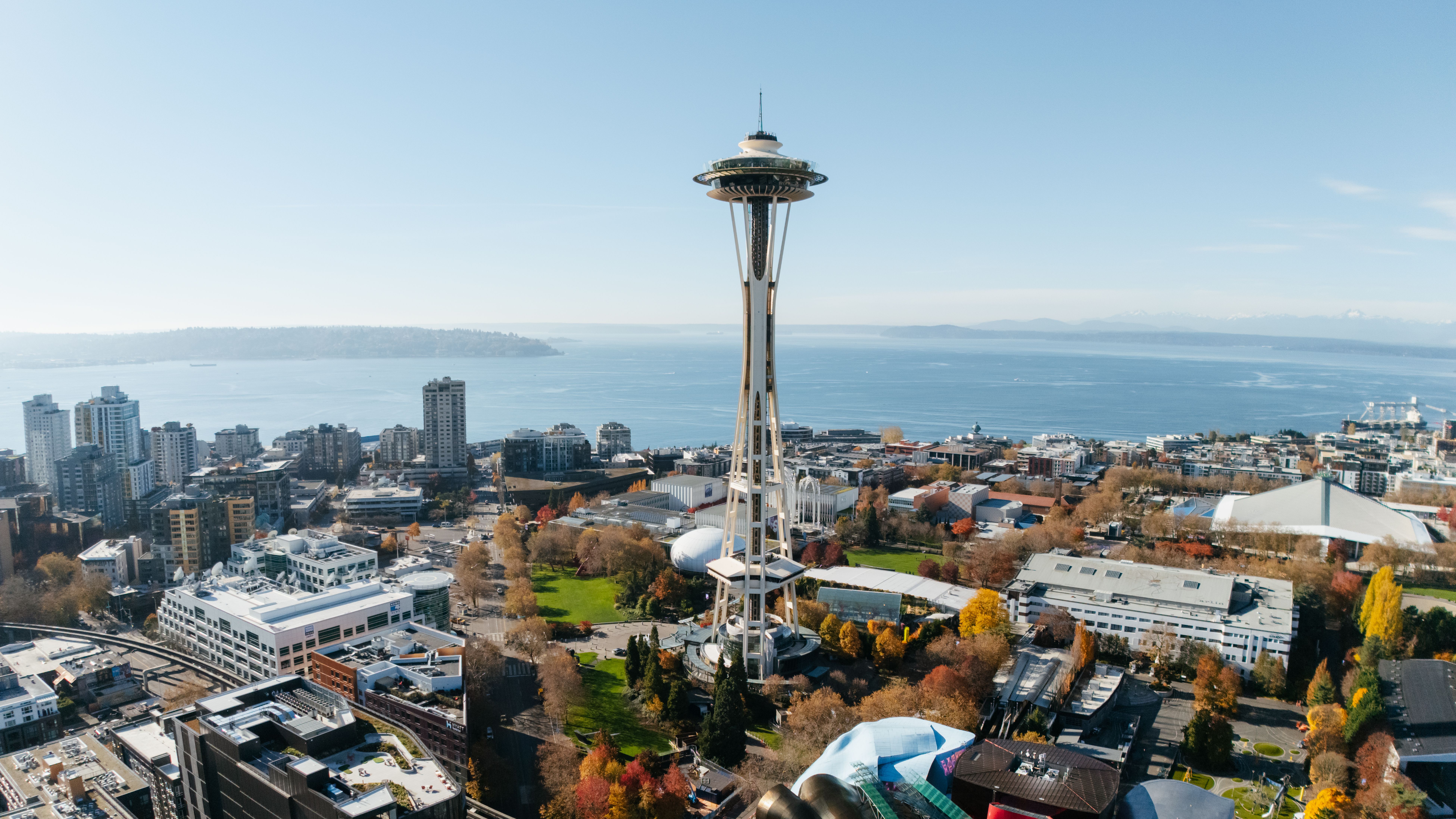 Iconic Seattle Space Needle and Cityscape View · Free Stock Photo